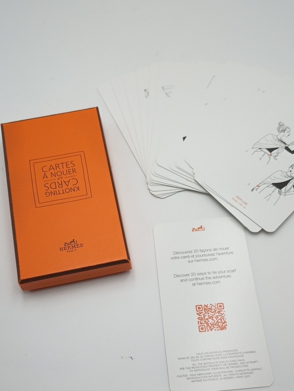 Hermes Knotting Cards Luxury Bogie Styling